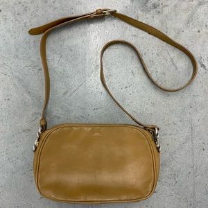 APC Beige Leather Crossbody